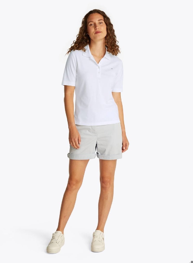 تومي هيلفيغر بولوشيرت بقصة عادية من مجموعة 1987 - Image 2